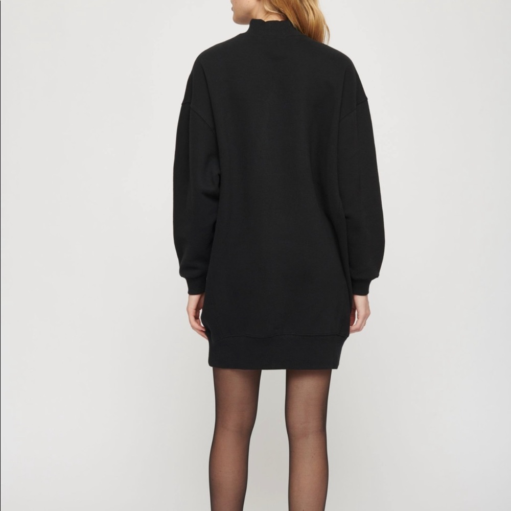 NWOT Dynamite Athleisure Oversized Sweatshirt Dress - Picture 2 of 5